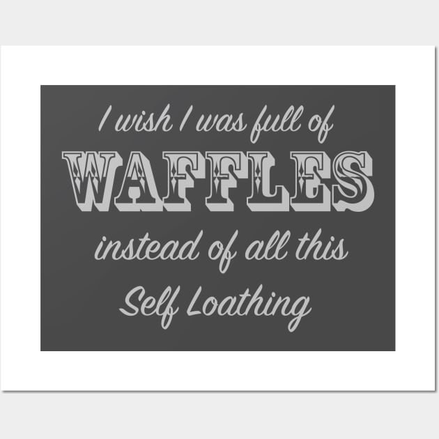 Full of Waffles Wall Art by BlimpCo